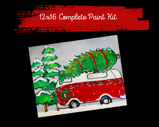 Christmas VW Bus Vibes