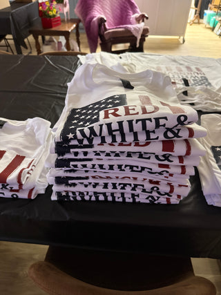 Red White and Burnsville - Adult Long Sleeve T-Shirt