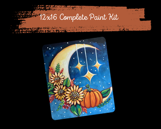 AUTUMN CELESTIAL VIBES  - DIY Canvas Paint Kit