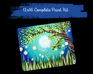 FIREFLY SUMMER - DIY Canvas Paint Kit