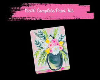FLORAL BOUQUET - DIY Canvas Paint Kit