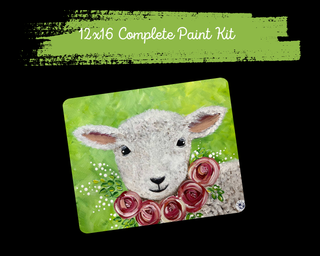 LITTLE LAMB - DIY Canvas Paint Kit