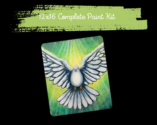 LOVELY DOVE - DIY Canvas Paint Kit