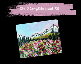 MAJESTIC MOUNTAINS - DIY Canvas Paint Kit