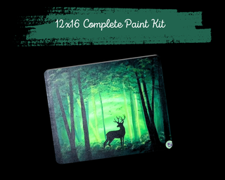NIGHT DEER - DIY Canvas Paint Kit