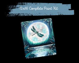 NIGHT FLIGHT DRAGONFLY - DIY Canvas Paint KiT