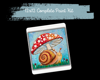 RAINY DAY SNAIL - DIY Canvas Paint KIT
