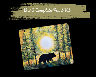RAMBLING BEAR - DIY Canvas Paint KIT