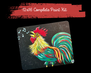 SINGING ROOSTER - DIY Canvas Paint KIT