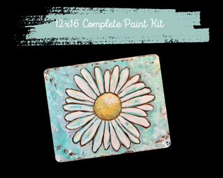 SINGLE DAISY - DIY Canvas Paint KIT