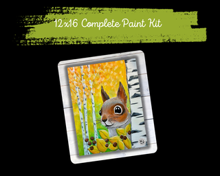 SQUIRREL - DIY Canvas Paint KIT